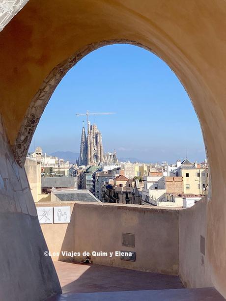 Visitar La Pedrera, Casa Milá Una visión privilegiada de la Sagrada Familia