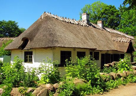 Casa antigua en Frilandsmuseet