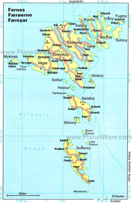 Islas Feroe - Plano de planta