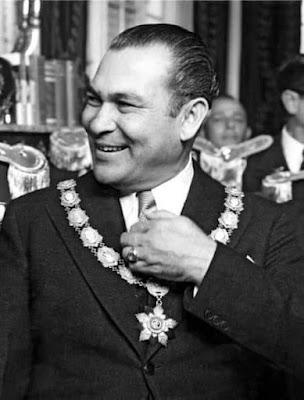 El Mayor General Fulgencio Batista y Zaldívar Presidente de Cuba en 1955