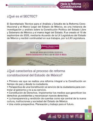 CONCLUYE SEGUNDA ETAPA PARA INTEGRAR PROPUESTA DE INICIATIVA DE REFORMA CONSTITUCIONAL EN EDOMEX: SECTEC