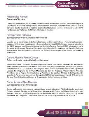 CONCLUYE SEGUNDA ETAPA PARA INTEGRAR PROPUESTA DE INICIATIVA DE REFORMA CONSTITUCIONAL EN EDOMEX: SECTEC