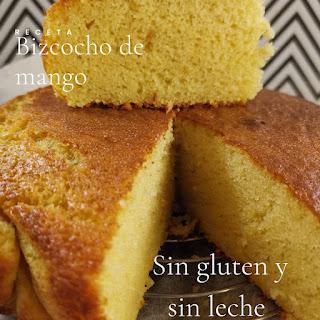 Bizcochos,Sin gluten,Sin leche,meriendas,Mango,