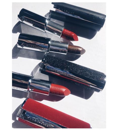 le rouge cuero velvet noir givenchy