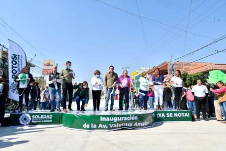 Gobernador entrega la recién rehabilitada Avenida Valentín Amador