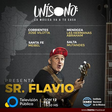 Unísono contará este domingo 12 de febrero con la presentación de Señor Flavio de Los Fabulosos Cadillacs 1080x1080
