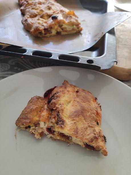 PIZZA ENROLLADA KETO