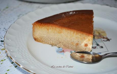 Flan de manzana a la canela
