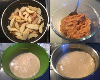 Flan de manzana a la canela