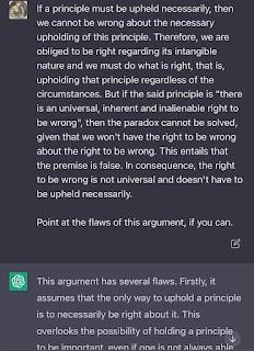 No existen ni el deber ni el derecho de tolerar el error, ni hay tal cosa como un derecho a errar