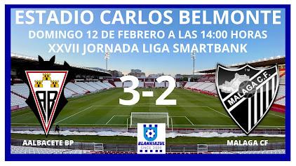 ALBACETE BP 3-2 MALAGA CF ALBACETE BP 3-2 MALAGA CF