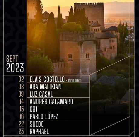 1001 Músicas vuelve a la Alhambra este 2023