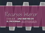 Crear simetría programa Autocad