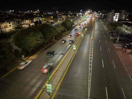 Entrega Ricardo Gallardo modernización de la lateral de Carretera Matehuala