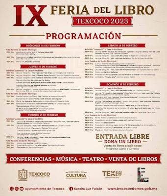 TEXCOCO PREPARA LA IX FERIA DEL LIBRO 2023