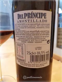 Amontillado Del Príncipe 15 Años y las Bodegas Marqués del Real Tesoro.