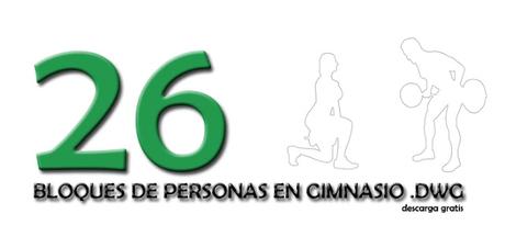 Archivo 26. Bloques de siluetas de personas gimnasio