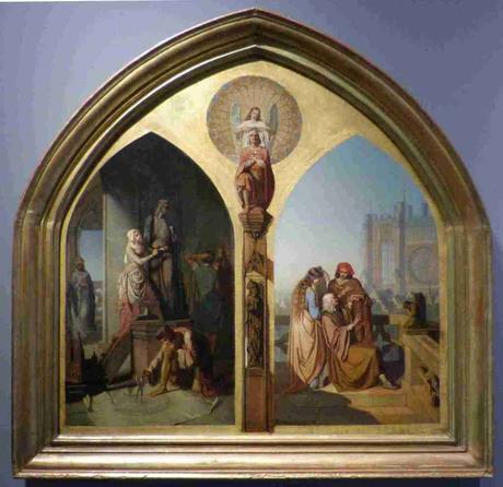 Tres pinturas matemática en Estrasburgo