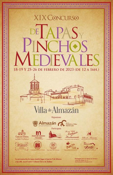Almazán organiza su XIX concurso de tapas y pinchos medievales