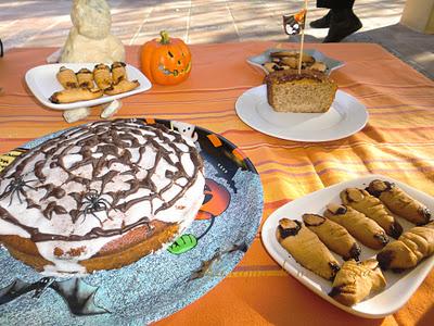 Bizcocho de calabaza para Halloween