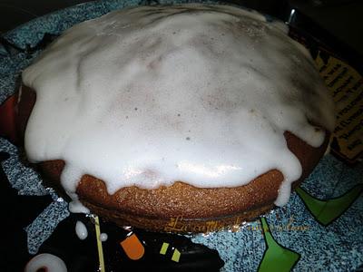 Bizcocho de calabaza para Halloween