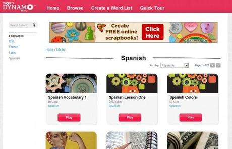 Practicar idiomas es divertido y gratis con Word Dynamo