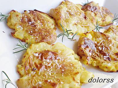 Patatas aplastadas dos texturas  (Olla Rápida)