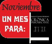 Un mes un libro: Crónica insignificante