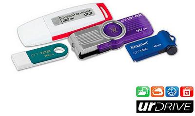Kingston urDrive, dale más vida a tu memoria USB