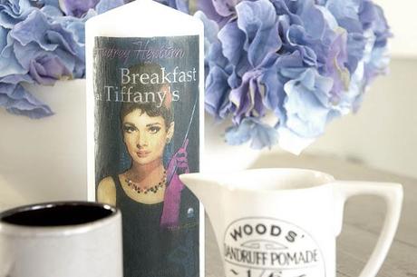 Diy: Decorar una vela con una servilleta de Audrey Hepburn