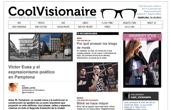 No pierdas la pista: Coolvisionaire