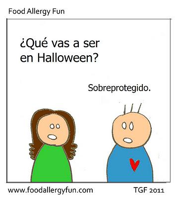 Alergia Leche: Halloween
