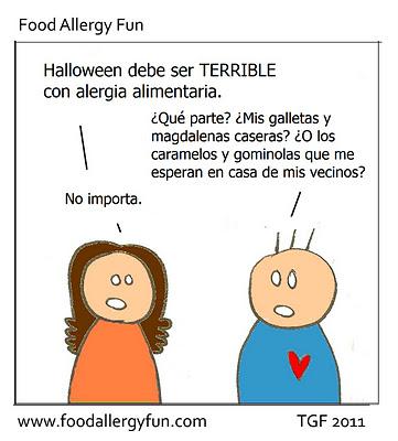 Alergia Leche: Halloween