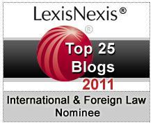 LexisNexis International & Foreign Law Community 2011 Top 50 Blogs