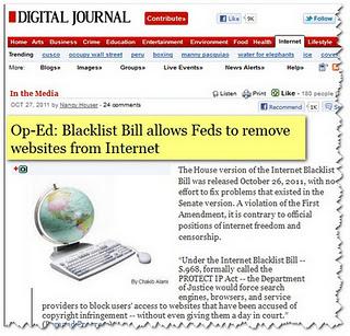 Proyecto de Ley en EE.UU. permitiría bloquear sitios de contenidos compartidos