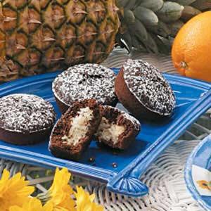 Cupcakes de chocolate macarrones receta