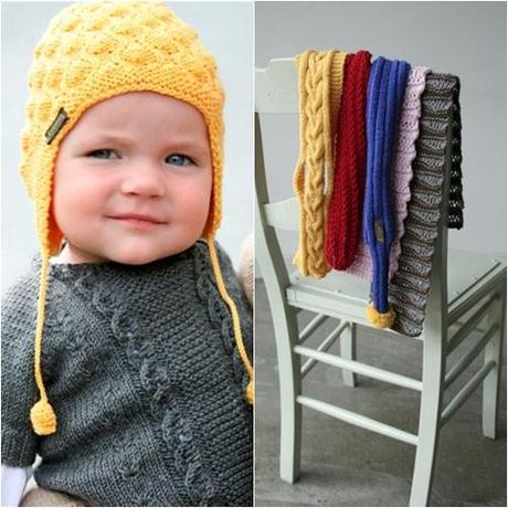 gorro amarillo bufandas colores gorro amarillo bufandas colores Vintage para los más pequeños