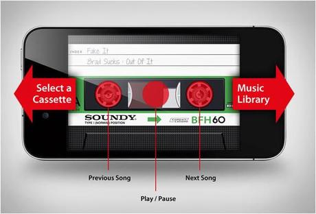 AirCassette :: app reproductor de audio para iPhone