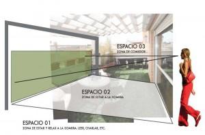 Antes y después: jardin en ático