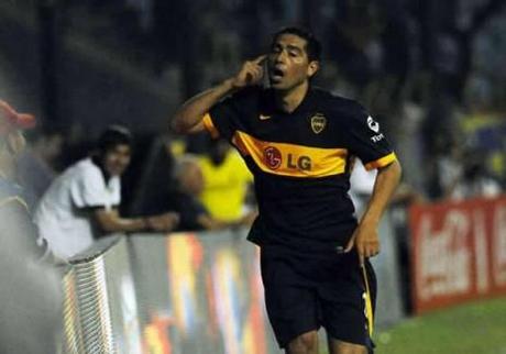 Riquelme, un outsider en el tema “barras”