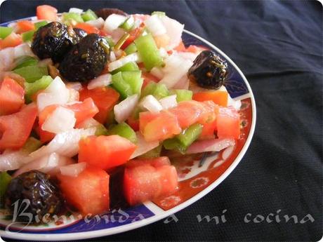 Ensalada marroquí tradicional