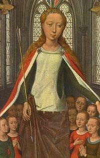 Las once mil vírgenes, Santa Úrsula de Colonia (Siglo III)