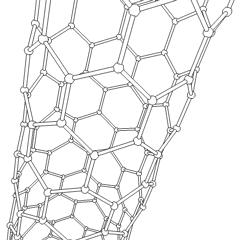 Representación animada de un nanotubo de carbono - German Wikipedia