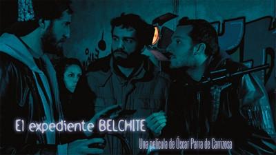 Fotograma de El expediente Belchite, con Aitor Allué, Miguel Catarecha y Clemente Beltrán.