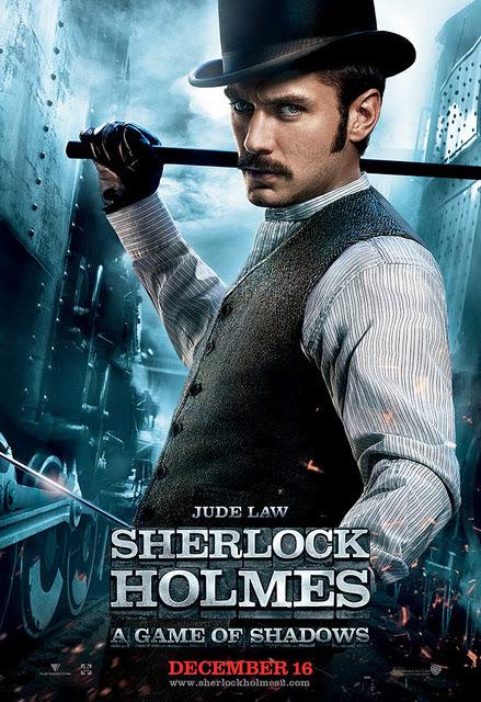 6 pósters de personajes de Sherlock Holmes 2