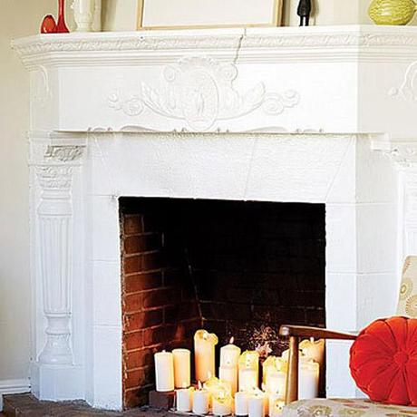 si no sabes que hacer con tu chimenea – decorating a non working fireplace