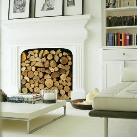 si no sabes que hacer con tu chimenea – decorating a non working fireplace
