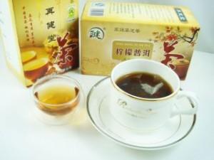 Té rojo y de hojas de morera china para el acné