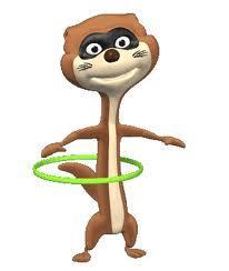 Bailando con un hula hoop Bailando con un hula hoop