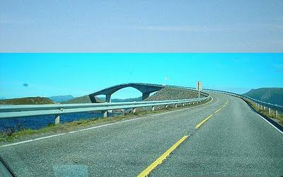 Camino a ninguna parte, ilusión óptica del puente Storseisundet (Contiene Fotos)